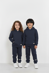 Navy Hoodie and Trouser Set