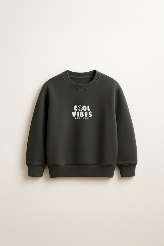 Olive Cool Vibes Sweatshirt
