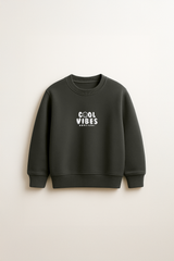 Olive Cool Vibes Sweatshirt
