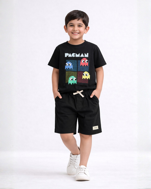 Pacman Play Co-ord Set | T-Shirt & Shorts