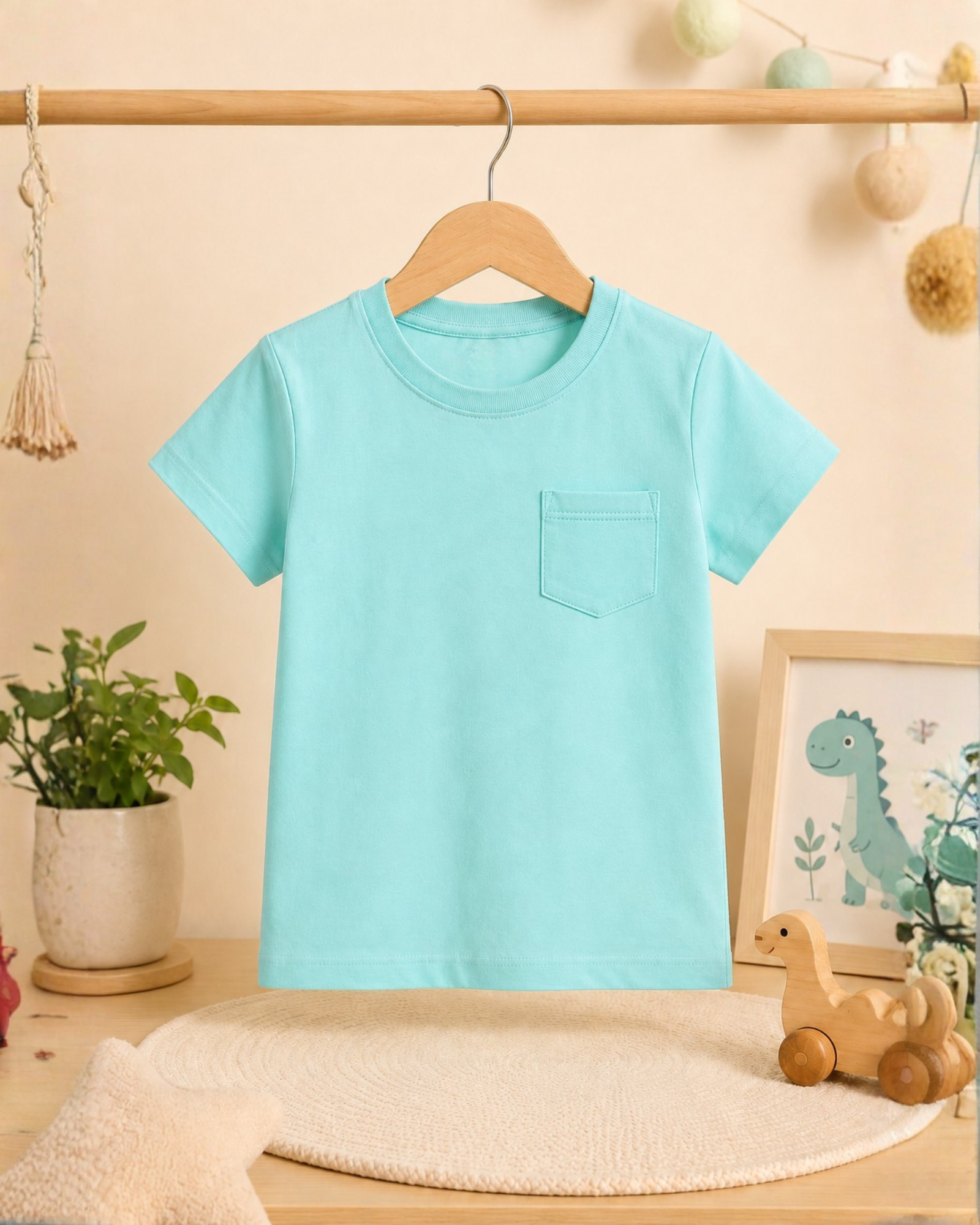 Pack of 2 Unisex Cotton Lycra T-Shirts | Pocket Tees