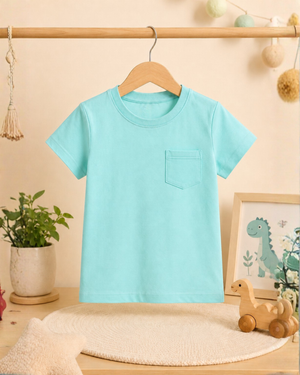 Pack of 2 Unisex Cotton Lycra T-Shirts | Pocket Tees