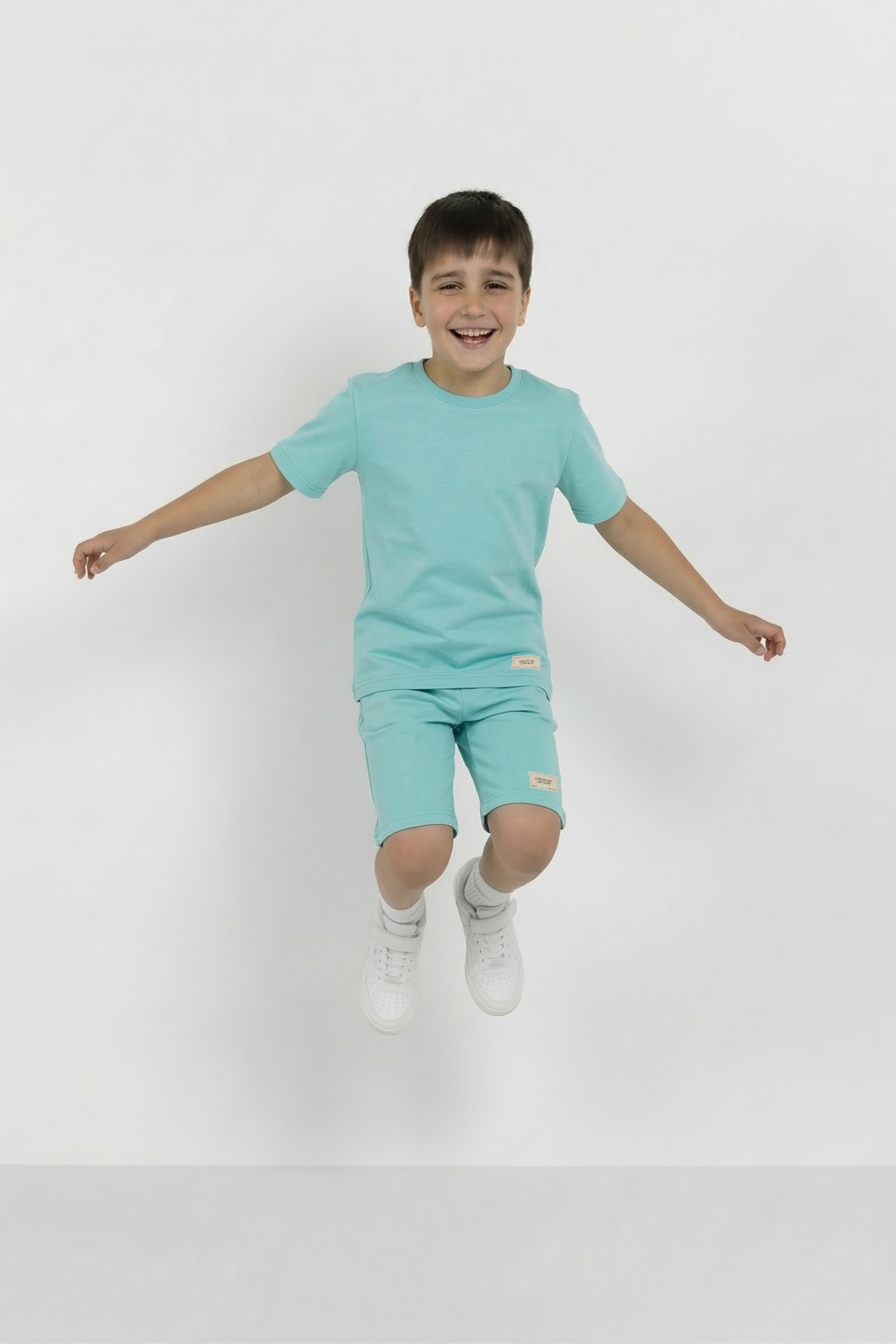 Sea Green Co-ord Set - Cotton Lycra
