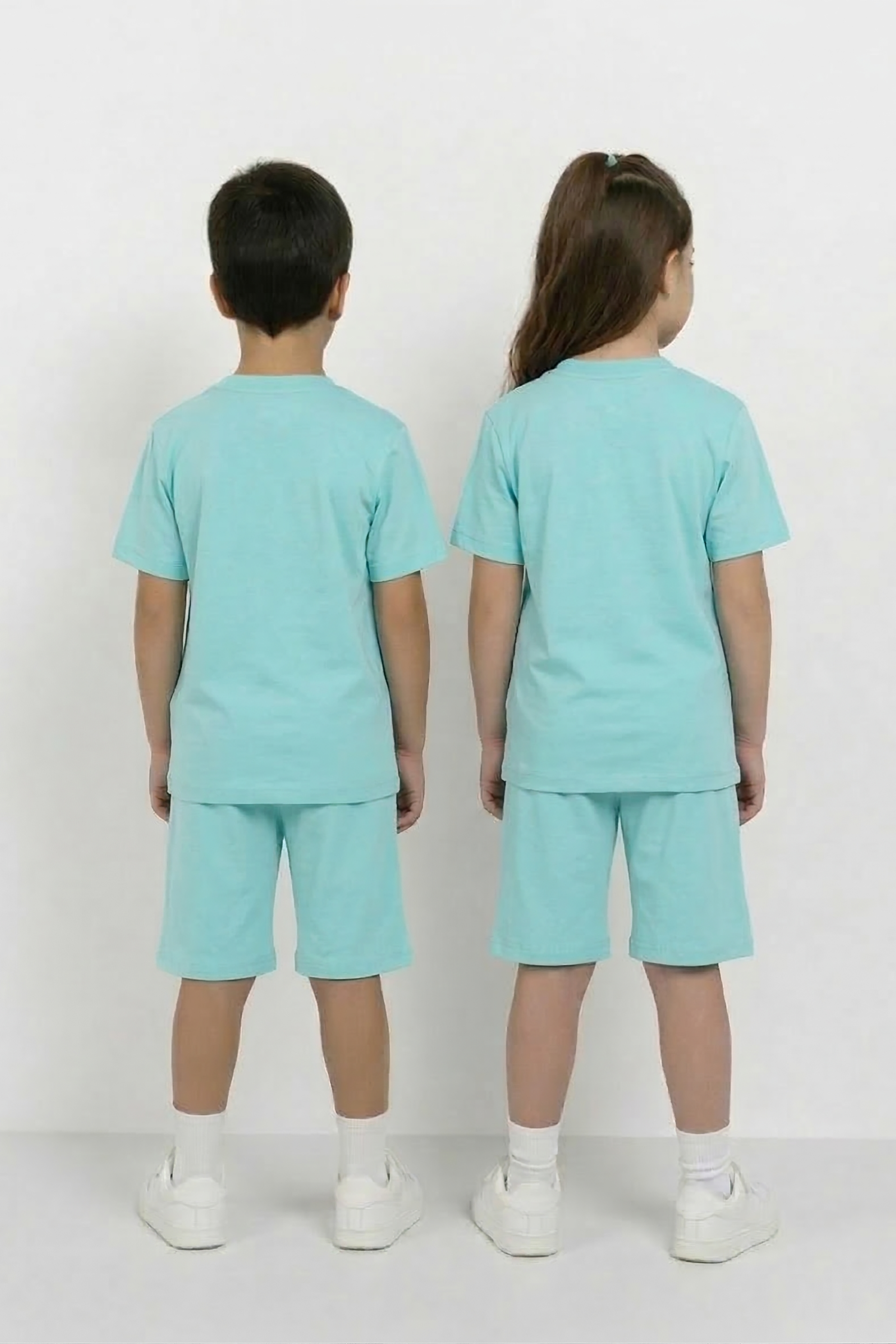 Sea Green Co-ord Set - Cotton Lycra