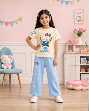 Sweet Kitty Delight Outfit | Shirt + Trouser Set