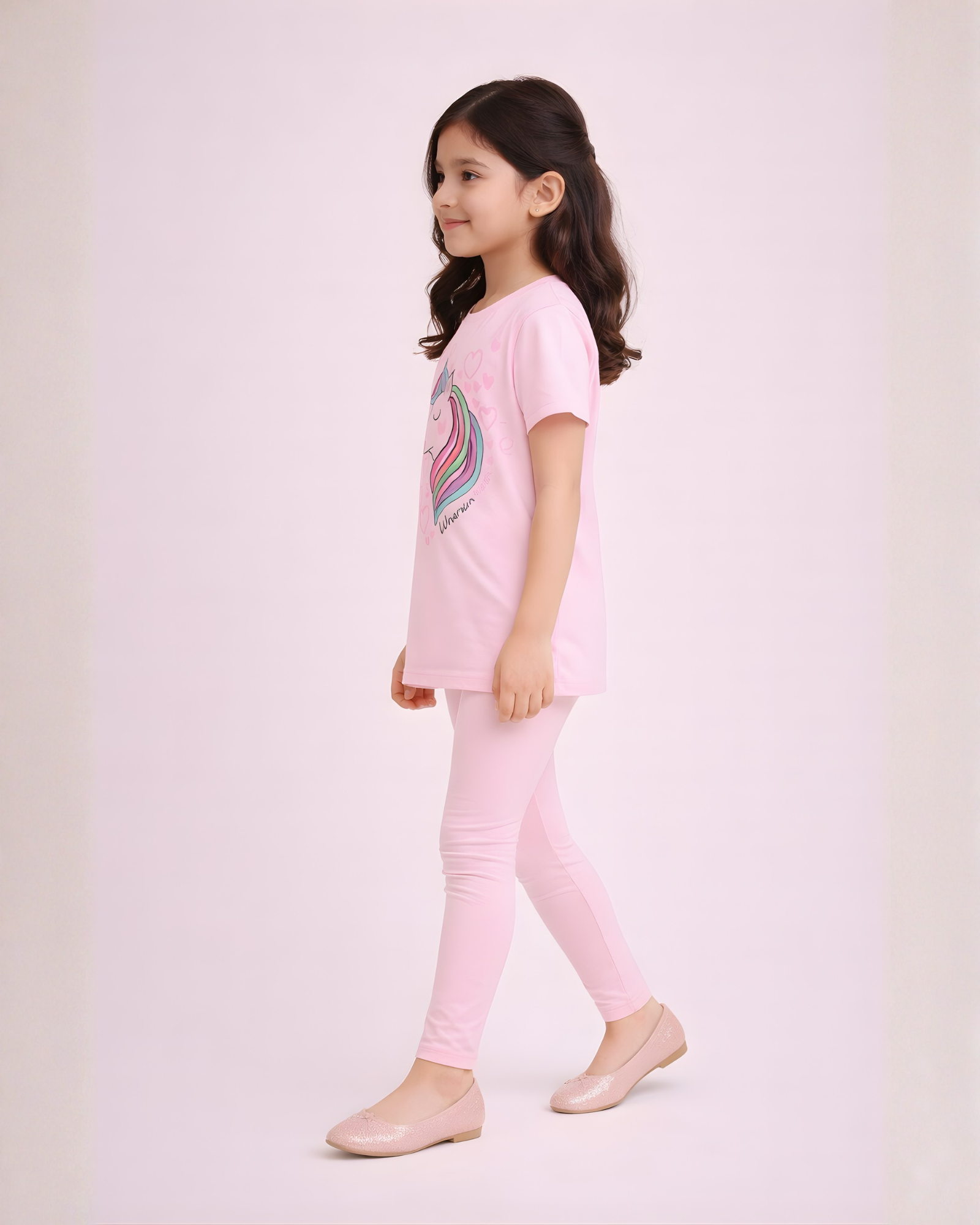 Unicorn Magic Graphic Tee & Legging Set