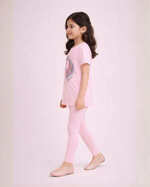 Unicorn Magic Graphic Tee & Legging Set