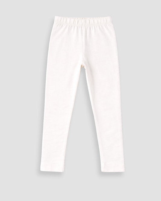 White Regular Fit Leggings (2-10yrs)