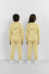 Yellow Zipper Hoodie and Trouser Set