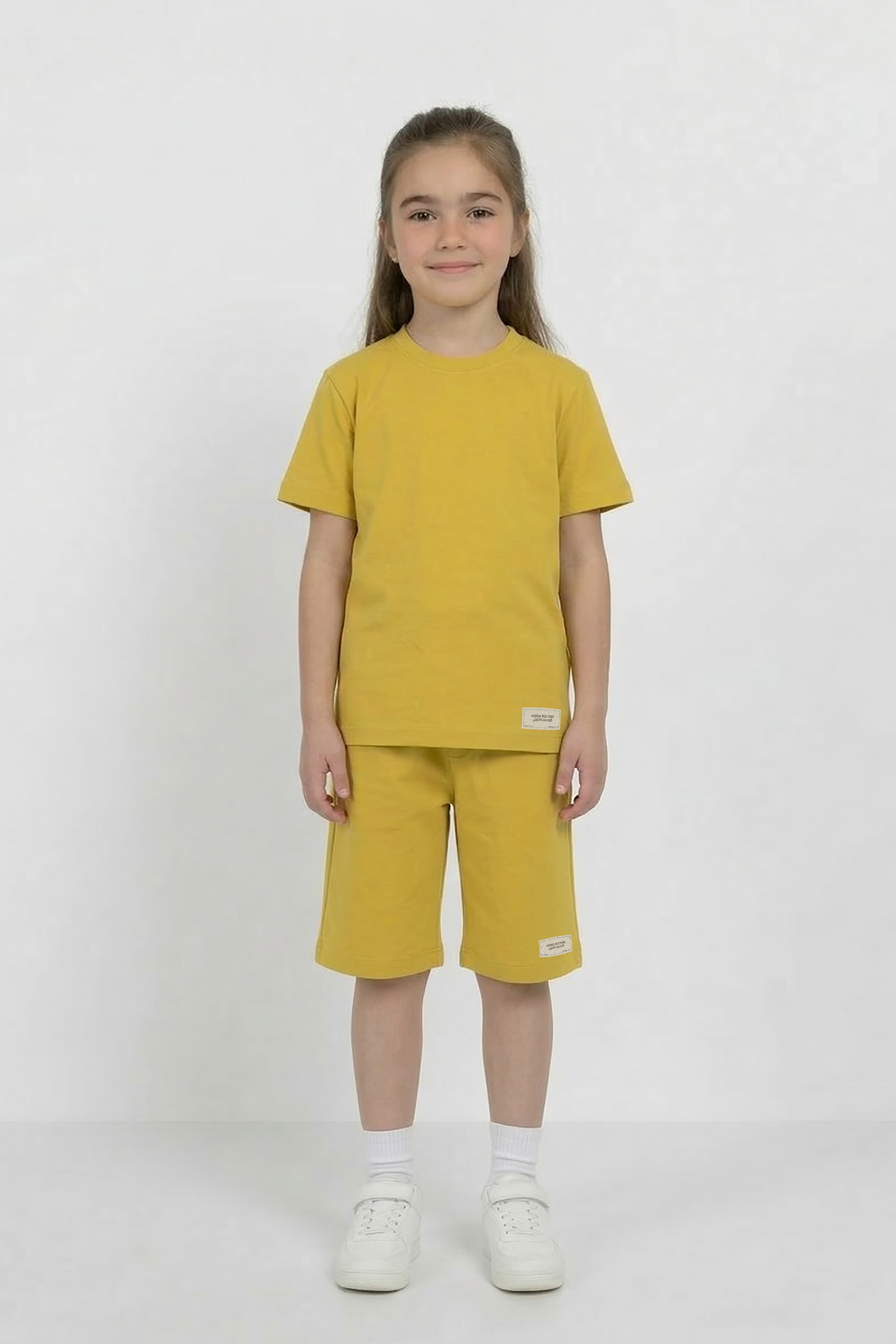 Yellow Co-ord Set - Cotton Lycra